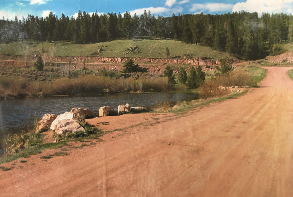 Handicap accessible area at Beaver Lake in Crystal Lakes, improved with support from the Crystal Lakes Community Fund Association.